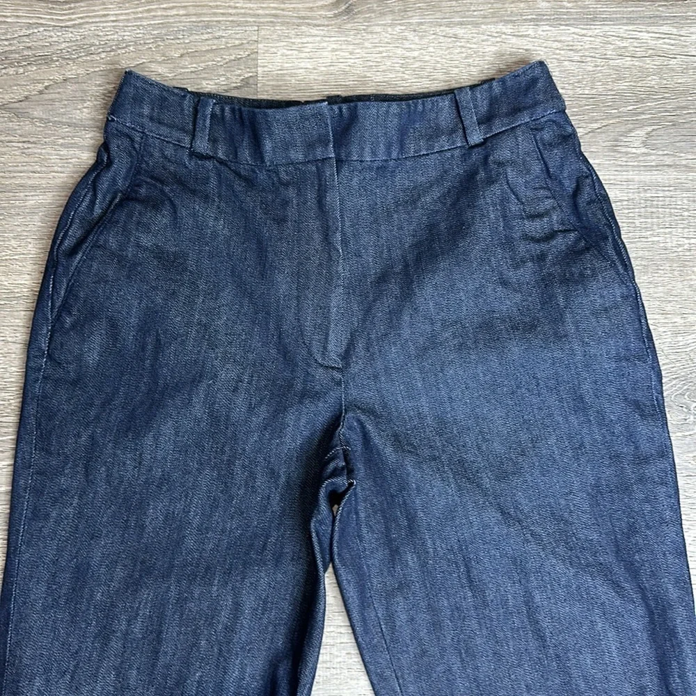 Kate Spade Women’s High Rise Curvy Straight Leg Ankle Jeans in Dark Blue Sz 00